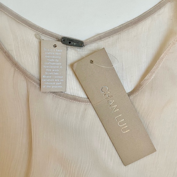 NWT Chan Luu Sheer Ombré Dress - Picture 4 of 8